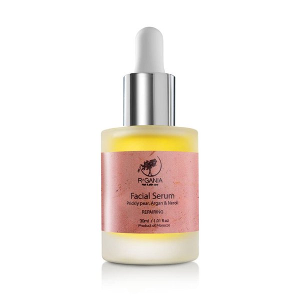 R'GANIA Prickly Pear, Argan & Neroli Repairing Oil for Face, 100% pure with no additives. Imported from Morocco.
