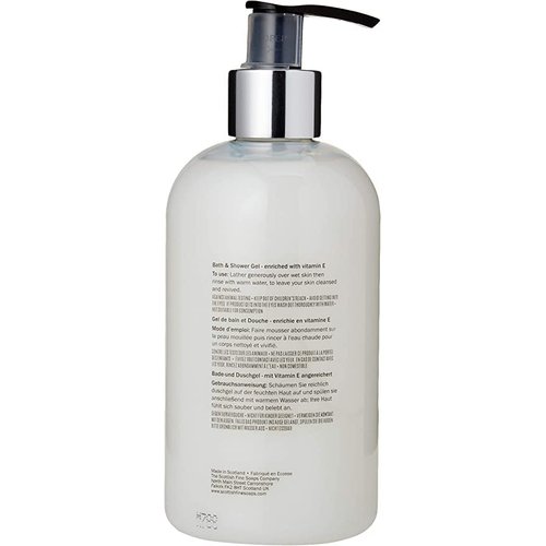 Scottish Fine Soaps Au Lait Bath & Shower Gel 300ml Pump Bottle