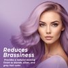 INFINA ESSENTIALS Purple Shampoo for Blondes, Gray, Brassy & Color Treated Hair, Sulfate Free, Enriched with Green Tea & Chamomile & Avocado Oil - Nourishing & Hydrating Blonde Shampoo - 16 fl oz