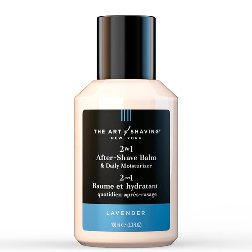 The Art of Shaving After-Shave Balm for Men - Face Moisturizer, Clinically Tested for Sensitive Skin, Lavender, 3.3 Fl Oz (Pack of 1)