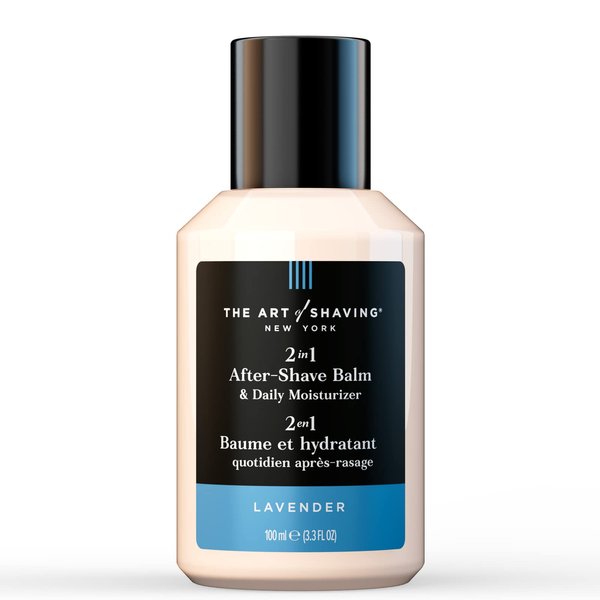 The Art of Shaving After-Shave Balm for Men - Face Moisturizer, Clinically Tested for Sensitive Skin, Lavender, 3.3 Fl Oz (Pack of 1)