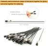 MAY.T Model Painting Alligator Clip Sticks 20PCS with Stand Base 1PCS for Airbrush Hobby Model Parts