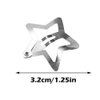 Meikakka Star Shape Hair Clips,Metal Hair Clip Non Slip Barrettes Hairpins for Girl,Cute Hair Clips.Y2K Cute Lovely Non-slip Metal Hair Barrettes Hair Accessories for Women Girls.5pcs