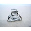 Generic Small rose gold silver or dark silver tone metal hair claw clip (Primary color: Shiny silver)