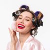 12 Pcs Plastic Hair Curler Claw Clips Hot Roller Clips Hair Rollers Holding Clips Replacement Hair Section Styling for Women Girls