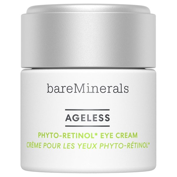 bareMinerals Ageless Phyto-Retinol Eye Cream with Plant-Based Retinol Alternative + Hyaluronic Acid, Anti-Aging, Hydrating Under Eye Cream, Vegan