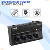 Pyle 4-Channel Portable Stereo Headphone Amplifier - Professional Multi-Channel Mini Earphone Splitter Amp w/4 ¼” Balanced TRS Headphones Output Jack and 1/4' TRS Audio Input For Sound Mixer - PHA40