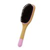 Swissco Smoothing Hair Brush 100% Boar Bristles (Pink & Tan)