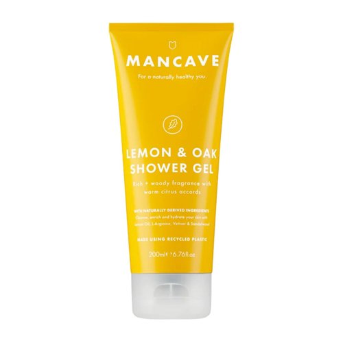 ManCave Natural Lemon & Oak Shower Gel 200ml