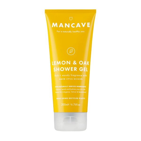 ManCave Natural Lemon & Oak Shower Gel 200ml