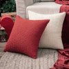 MIULEE Pack of 2 Pillow Covers 18 x 18 Inch Cream White Super Soft Corduroy Decorative Throw Pillows Couch Home Decor for Cushion Sofa Bedroom Living Room
