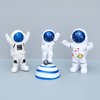 ONEST 14 Pieces Miniature Astronaut and Rocket Figurines Mini Spaceman Playset Resin Astronaut Decoration for Cake Toppers Home Decoration Office Desktop