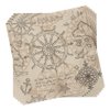 Vintage Nautical Map Paper Luncheon Napkins 40pcs, Nautical Napkins, Map Napkins Y