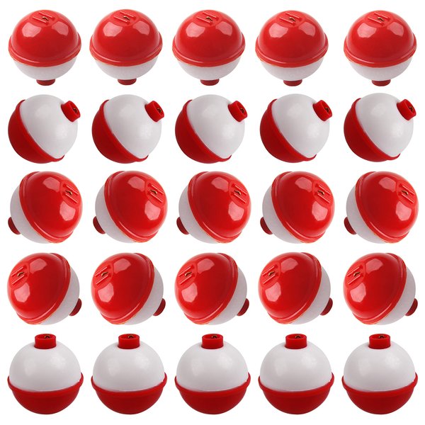 Easy Catch Snap on Float Bobbers Hard ABS Push Button Fishing Round Buoy Float Bobber