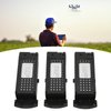 Yoidesu 3PCS 3.7V 1800MAH Li Drone Battery for S6 G6 Q6 RC Quadcopter Parts and Accessories