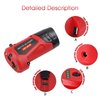 【Multi-Function】 CaliHutt 12V USB Power Charger Adapter Replacement for Milwaukee m12 12V Battery Adapter Milwaukee Heated Jacket 49-24-2310 48-59-1201 Compatible with 48-11-2420 48-11-2411 48-11-2401