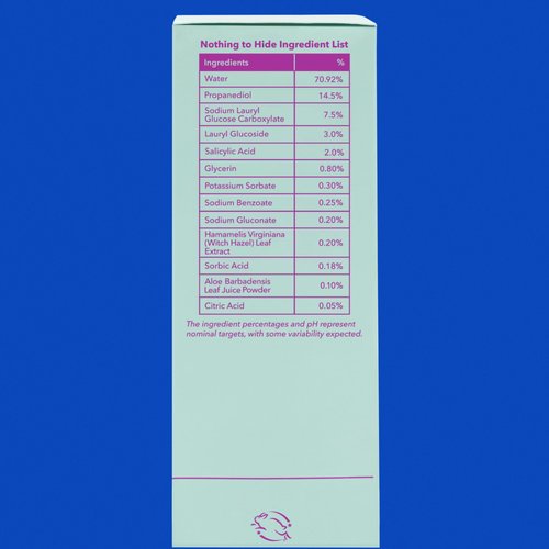 Good Molecules Acne Foaming Cleanser - Foam Anti-Acne Face Wash with Salicylic Acid BHA for Breakouts - Skincare for Face with Aloe and Witch Hazel