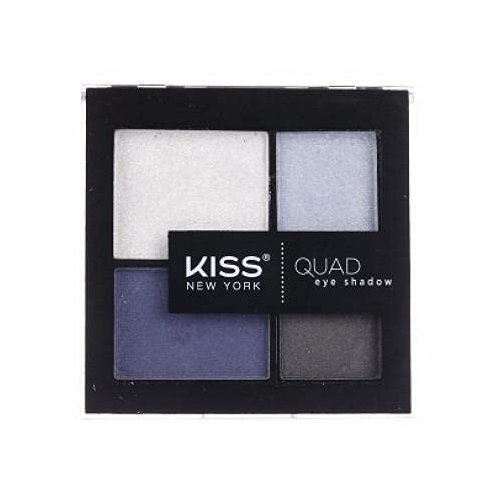 Kiss New York Quad Eye Shadow Palette-KQS03 Navy
