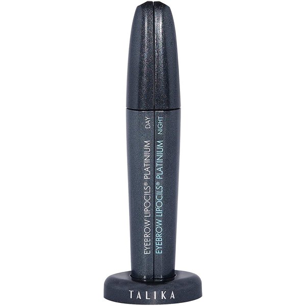 Talika Eyebrow Lipocils Platinium -Day and Night Double Serum - Eyebrow Growth Booster - Natural Eyebrow Density Care - Easy Application - 2 x 8,5 ml