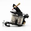 Coil Tattoo Machine Black 10 Wrap Coils Steel Tattoo Frame Tattooing Gun Liner Shader for Tattoo Needle Supply Beauty Body Care for Starter Tattooist Artists