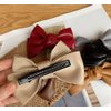 4 Pieces PU-leather Hair Bow Clip Bow Hair Clips Hair Bow Alligator Clips Bow Hair Barrettes Handmade Knot Bow Barrettes Hair Pin Hair Bows Barrette Hair Accessories for Women