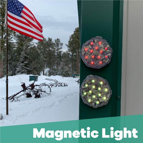 GAME 82351-BB 4-Pack (Reusable Storage Container) 4-inch LED Puck Lights, Mossy Oak