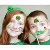 St Patricks Day Glitter Tattoos for Kids, Saint Patricks Day Accessories Shamrock Leprechauns Temporary Tattoos Stickers 6 Sheets