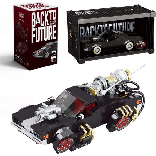 dOMOb Shadow Sprinter Dodge Charger Car Building Kit – 574 pcs Building Blocks Set w/Container Display Box – Modular Scale 1:24 Model – Bricks Toy for Kids & Adults 8+ – for Boys, Hobbyist, Collector