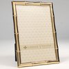 Lawrence 712246 4-Inch W x 6-Inch H Gold Metal Picture Frame with Bamboo Design