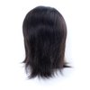 mannequin head human hair 100% man mannequin head doll head hair stylingHairdressing practice, cutting and dyeing hair hair mannequin head (Bearded black)