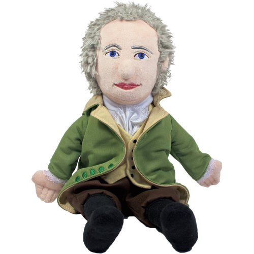 The Unemployed Philosophers Guild Alexander Hamilton Doll - 11" Soft Stuffed Plush Little Thinker