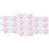 Nasogastric or Oxygen Tube precut Adhesive Tape Rainbow & Unicorns x 10 Pack. (Right Side)