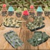 ArtCreativity Pull Back Tank Toys, Set of 3, Diecast Tank Military Toys in Camouflage Colors, Army Toys for Boys and Girls with a Pullback Motion, Gifts and Army Party Favors for Kids