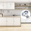 NORTHERN BROTHERS Crystal Cabinet Knobs - 30mm Diamond Pulls for Dressers and Drawers, 10 Pack