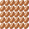 Oleitodh 36 Pcs Mini Football Sports Stress Ball Bulk 4 inch Mini Foam Sports Ball Kids Adults Football Sports Party Favor Ball Small Relaxable Balls for School Carnival Reward Party Bag Gift Fillers