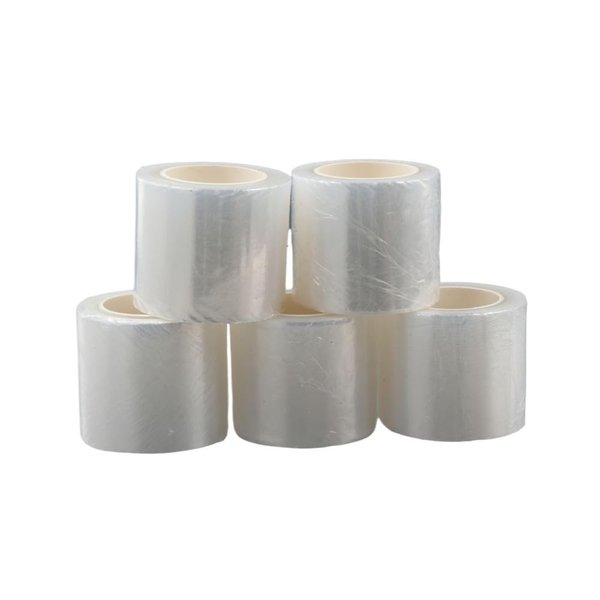 5 Roll Clear Eyebrow Tattoo Plastic Wrap Barrier Film, Disposable Eyebrow Tattoo Plastic Wrap Preservative Film Makeup Tool