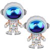 2 Pcs Astronauts Shaped Big Mylar Foil Balloon Universe Space Theme Birthday Party Decorations