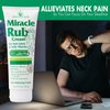 Miracle of Aloe Miracle Rub Pain Relieving Cream 8 oz, Fast & Effective Relief for Arthritis, Muscle, and Joint Pain - Maximum Strength UltraAloe Formula, Topical Analgesic