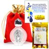 Holy Water Pope Francis Vial ✞ Pope Blessed Portable Bottle ✞ The Only Authentic Certified Holy Water Font Online ✞ Vatican Direct Baptism Wedding Christian Catholic God Jesus Religious (Silver)