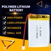 AKZYTUE 3.7V 500mAh 303450 Lipo Battery Rechargeable Lithium Polymer ion Battery Pack with PH2.0mm JST Connector