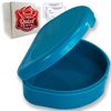 QUIST (TM) Solid Orthodontic Retainer Case (Turquoise)