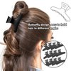 Hair Styling Clips, 12 PCS/Set Black Butterfly Clip Hairdressing Clips, Hair Clip Styling Tool With Non-Slip Handle Multi-Angle Hair Holding Professional Hair Clip Tool Accessories