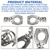 Water Heater Door Cam Lock,RV Water Heater Latch Twist Cam Lock,Water Heater Cam Lock for RV Camper Water Heater, Door Latch Assembly or Gas Bottle Cover(2 Pcs)