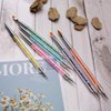 iminoo 6PCS Nail Art Brushes,Double Ended Nail Liner Brush Dotting Pen Nail Art Point Drill Drawing Tools,Double Ended Nail Art Brushe for DIY Nail Art Designs (Style A)