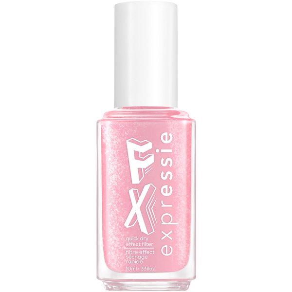 essie exprEssie FX Quick-Dry Vegan Nail Polish, Immaterial Frost, Frosty Blue, 0.33 Ounce