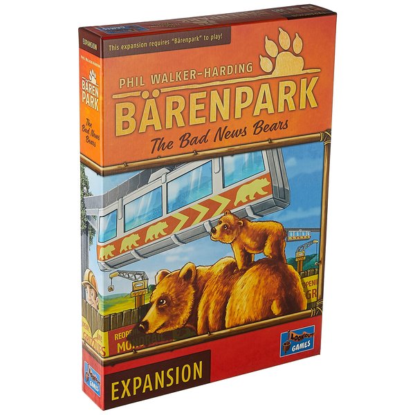 Barenpark Bad News Bears Board Game Expansion | Strategy Game | Fun Zoo Animal Themed Puzzle Game for Adults and Kids | Ages 8+ | 2-4 Players | Average Playtime 30-45 Minutes | Made by Lookout Games