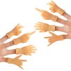 AQKILO Tiny Hands Miniature Finger Puppets with Left and Right Hand, Party Favors, Educational, TikTok Toys, 8 Pieces (4 Mixed Style)
