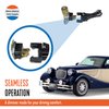 Retro-Motive Headlight Floor Dimmer - ON-Off Operation - High Lo Beam Switch - Plug in Connector Through Hole Terminal - Easy to Use Car Headlight Light Switch with Harness Pigtail