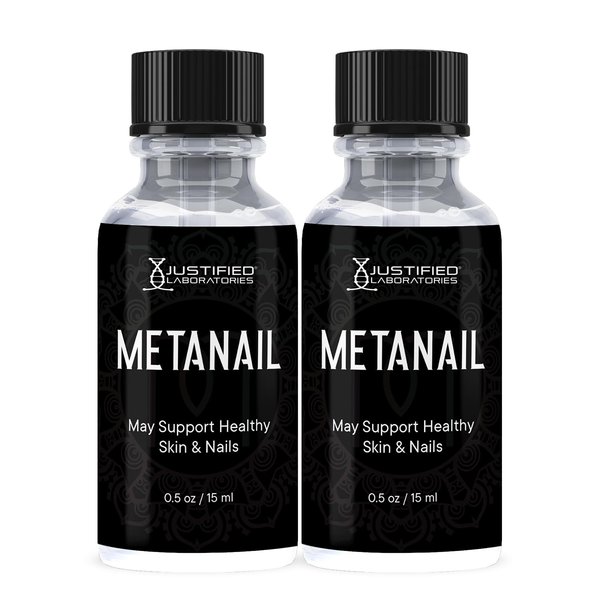 (2 Pack) Metanail Toe Nail Serum Premium Blend Of Essential Oils Vitamins Minerals Nutrients For Skin & Nails 2 Bottles