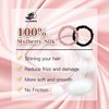 100% Pure Mulberry Silk Hair Scrunchy, Skinny Real Silk Scrunchies for Hair Sleep Small Mini Satin Hair Ties for Women Girls Curly Thick Thin No Damage Scrunchie Ponytail Holder Elastics Cute Bands